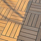 Frendorf | 12" X 12" 4-Slat Quadrat PVC Bodenfliesen Snap-Fit Installation Bodenplattenfliesen