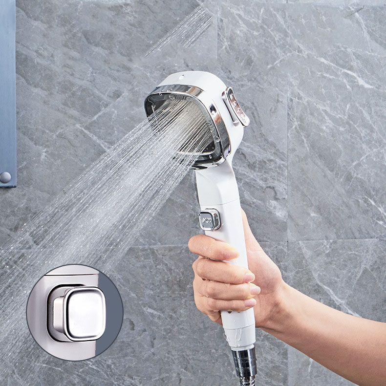 Frendorf | 4-Stufen Druckduschkopf Ein-Tasten Wasserstopp Handheld Duschkopf