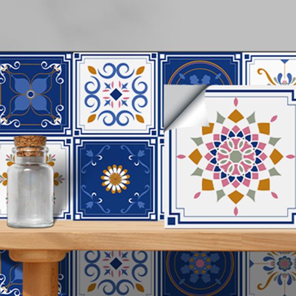 Frendorf | Quadratische Peel & Stick Mosaikfliese PVC Wasserdichte Mosaikfliesen Tapete