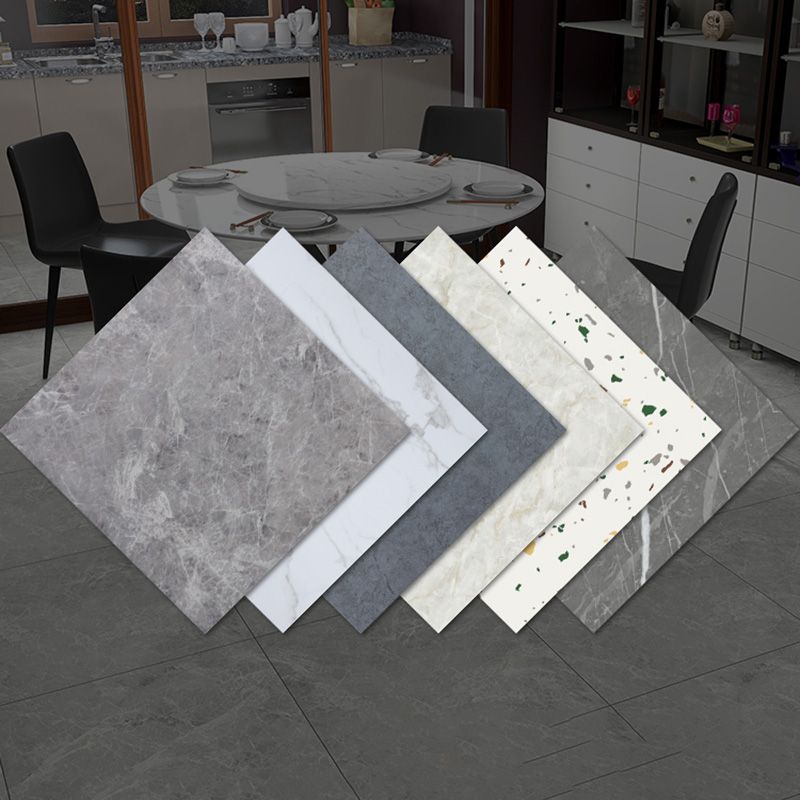 Frendorf | Home Vinylboden Peel and Stick Marmor-Optik quadratische PVC-Bodenbeläge für das Wohnzimmer