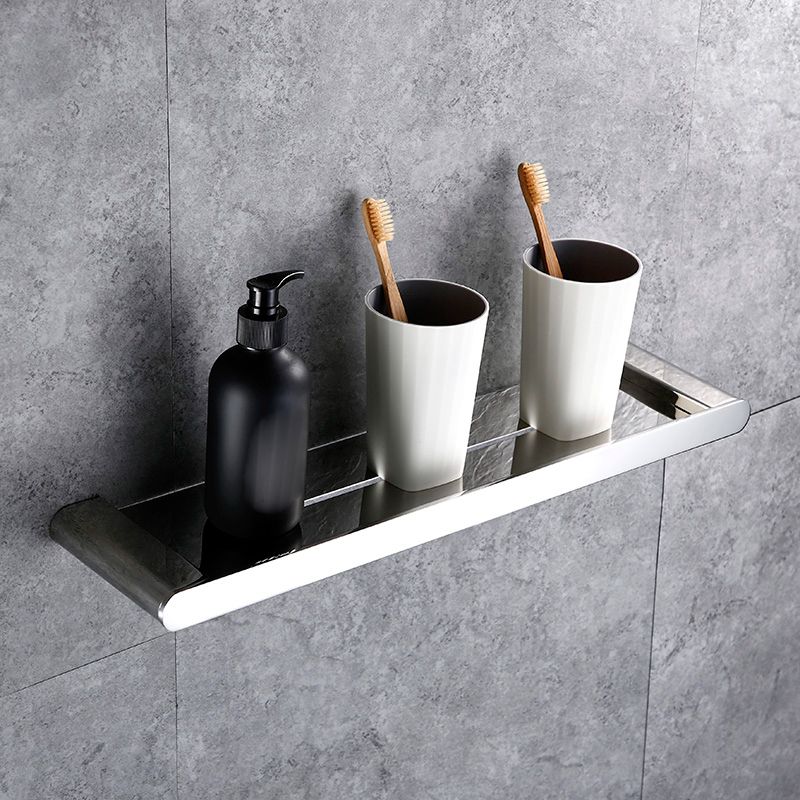 Frendorf | Zeitgenössisches Badezimmerzubehör Hardware-Set in Silber mit Seifenschale
