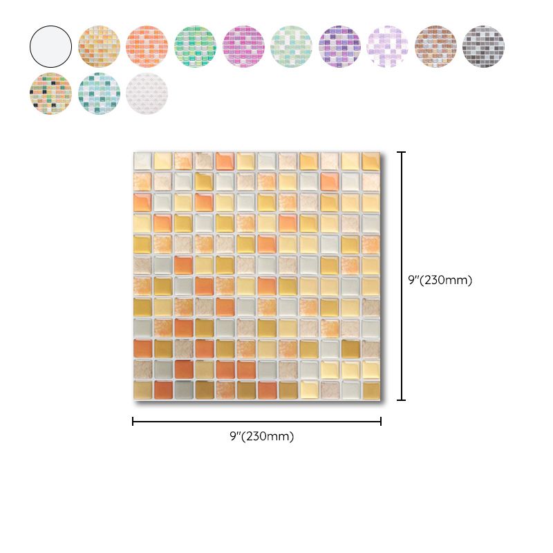 Frendorf | Bunte Mosaik Peel & Stick Fliese Wasserfest für Rückenwand