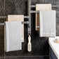 Frendorf | Contemporary Gray Bathroom Accessory Set  Aluminium Handtuchhalter