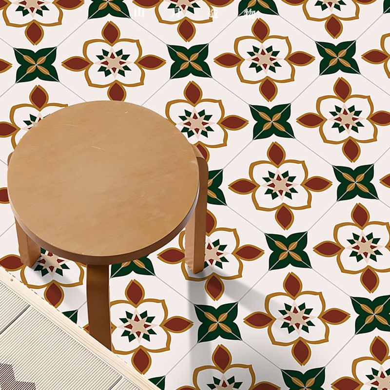 Frendorf | Beige Tone Peel & Stick Fliese Quadrat Muster Druck Einzelne Fliese