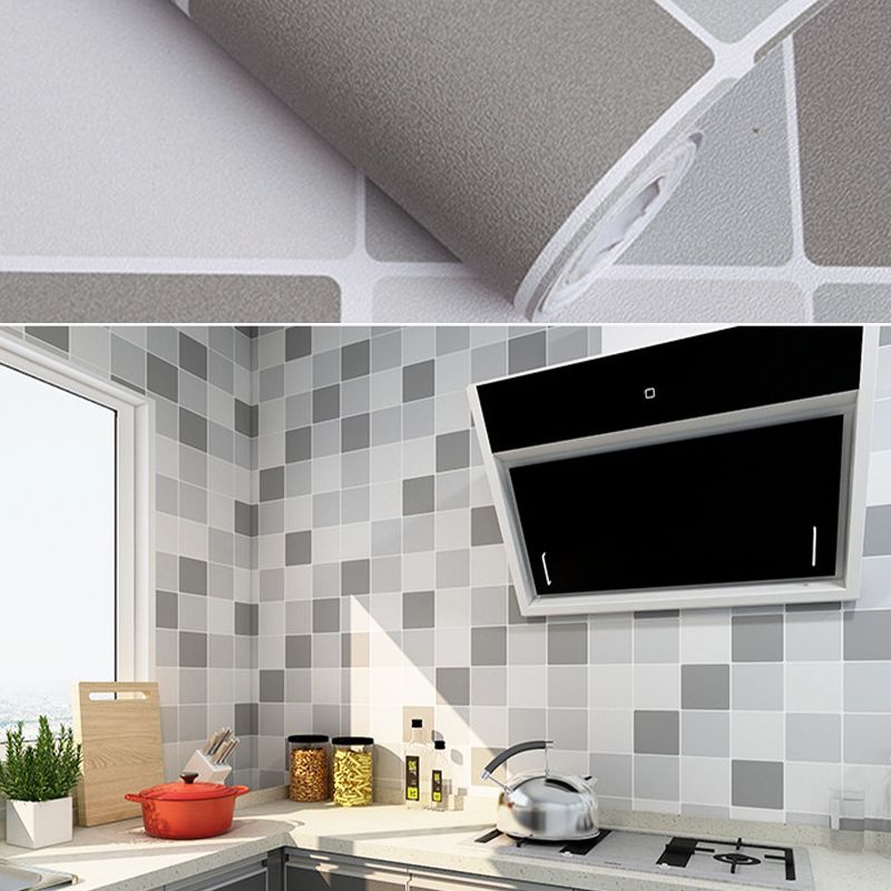 Frendorf | Moderne Peel and Stick Fliesen PVC Quadratische Tapete für Küche und Bad Splashback