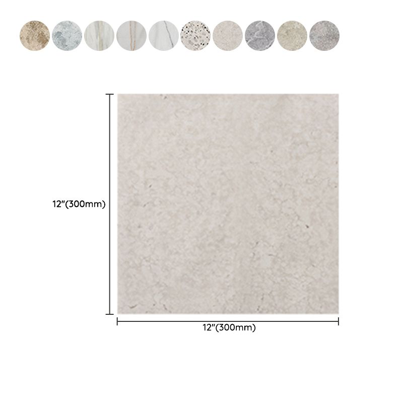 Frendorf | Quadratische Badezimmer PVC-Bodenbeläge 12" x 12" x 0,07 mm Peel and Stick Vinyl-Bodenbeläge