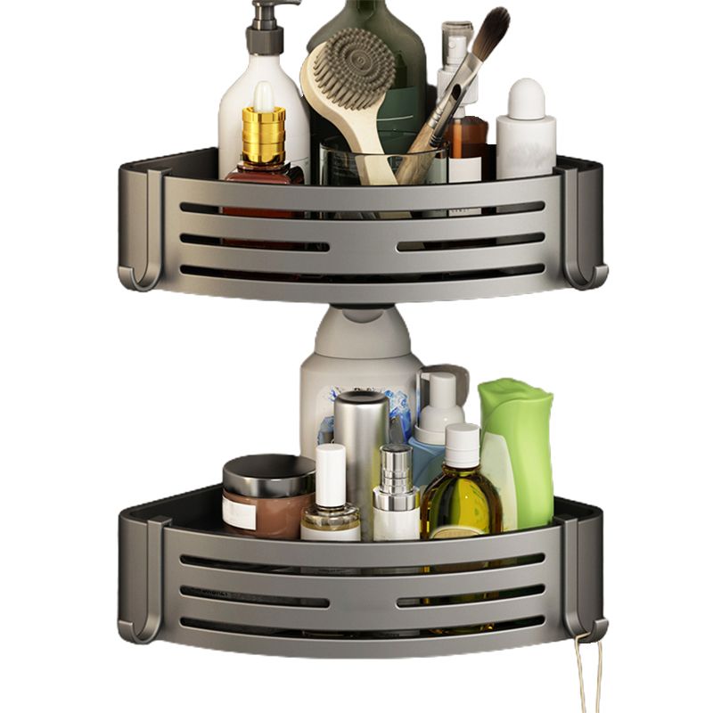 Frendorf | 3-teiliges Badezimmerzubehör-Set Zeitgenössisches Aluminium-Badregal