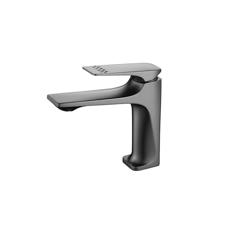 Frendorf | Moderner Badezimmer Wasserhahn Messing Tiefer Bogen Hebelgriff mit Wasserhahn Schlauch