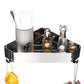 Frendorf | 2-teiliges Edelstahl-Badezimmerzubehör-Set 30 cm W Dreiecks-Badezimmerregal