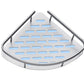 Frendorf | 3-teiliges modernes Badezimmer-Accessoire-Set Aluminium-Badregal in Silber