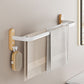 Frendorf | Weißes Metall- und Massivholz-Badezimmer-Zubehör-Hardware-Set