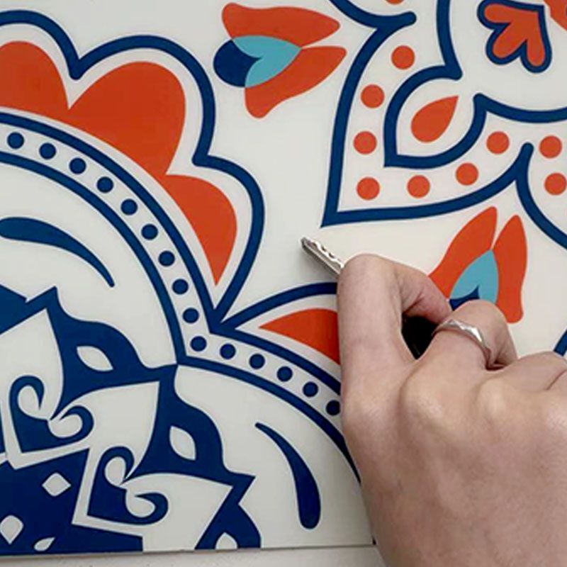 Frendorf | Modern Peel and Stick Fliesen Vinyl Quadratische Peel & Stick Mosaikfliese