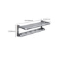 Frendorf | Moderne Badezimmer Zubehör Hardware Set Graue Handtuchstange Badregal Bad Hardware Set