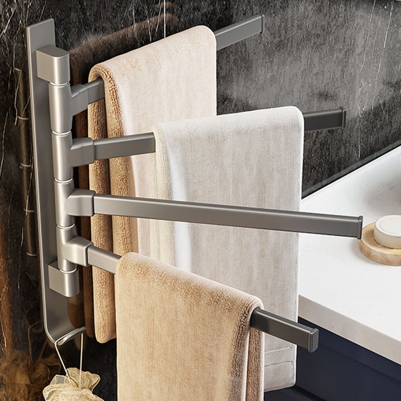 Frendorf | Contemporary Gray Bathroom Accessory Set  Aluminium Handtuchhalter