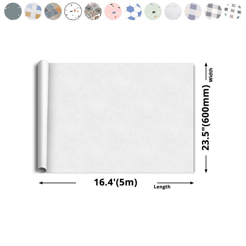 Frendorf | Modernes PVC-Boden Geometrisches Muster Peel and Stick Vinyl-Planke Boden