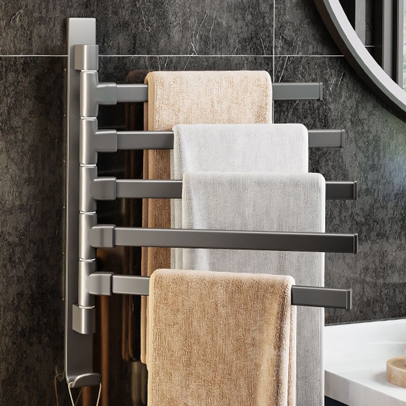 Frendorf | Contemporary Gray Bathroom Accessory Set  Aluminium Handtuchhalter