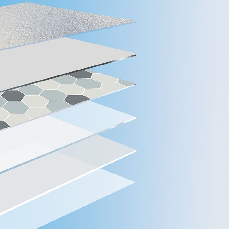 Frendorf | Modern Vinylboden-Dielen Peel & Stick Gitterdruck PVC-Bodenbelag
