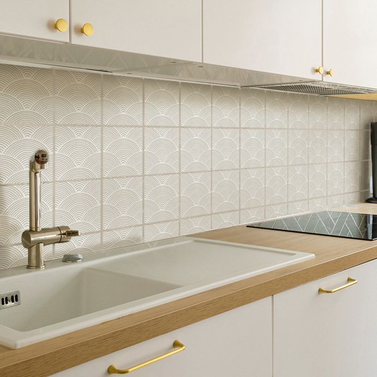 Frendorf | Modern Mosaic Tile Peel and Stick Tile Pvc Kitchen Backsplash Peel and Stick Wall Tile