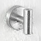 Frendorf | Modernes Badezimmer-Hardware-Set aus Edelstahl Gebürstetes Chrom Handtuchstange/Ring & Bademantel-Haken