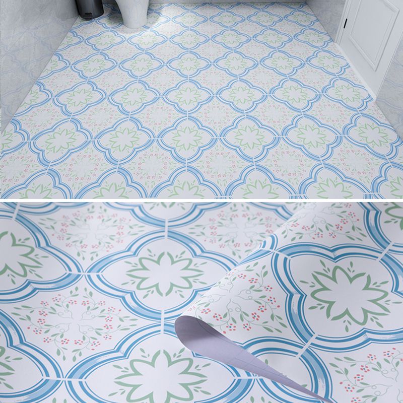 Frendorf | Modern Vinylbodenplanken zum Abziehen und Aufkleben Geometrisch bedruckter PVC-Bodenbelag