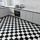 Frendorf | Modern Vinylbodenplanken zum Abziehen und Aufkleben Geometrisch bedruckter PVC-Bodenbelag