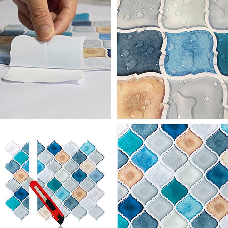 Frendorf | Kunststoff Peel & Stick Mosaikfliesen Wasserdichte Mosaikfliesen Tapete