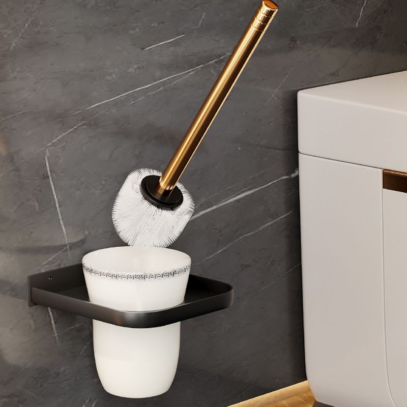 Frendorf | Traditionelles Schwarzes Aluminium Badbeschläge Set Badezimmer Zubehör Kit