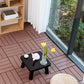 Frendorf | Moderner Stil WPC Bodenbelag Korrosionsbeständiger quadratischer Holzboden