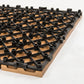 Frendorf | 30 cm x 30 cm Quadrat PVC Terrasse Fliesen Schnappinstallation Außenbodenfliesen