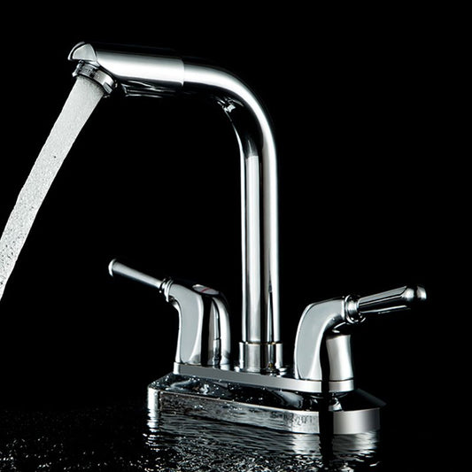 Frendorf | 2-Griff Modernes Gefäß Waschbecken Wasserhahn Drehauslauf Badezimmer Wasserhahn