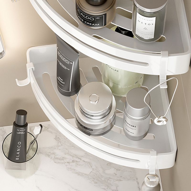 Frendorf | Weißes Badezimmer Zubehör Set Zeitgemäßes Aluminium Badezimmer Zubehör Kit mit Handtuchhalter