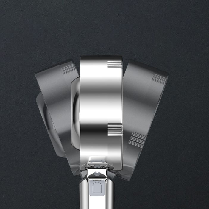 Frendorf | Metall Duschköpfe Runde Handheld Verstellbare Duschköpfe mit Selbstreinigung