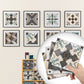 Frendorf | Quadratische Peel & Stick Mosaikfliesen PVC Mosaikfliesen Tapete mit wasserdicht