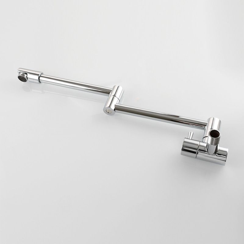 Frendorf | Moderner Pull-down Wasserhahn Einhand Wandmontierter Topf-Füller Niedrigprofil 1-Halter Füller