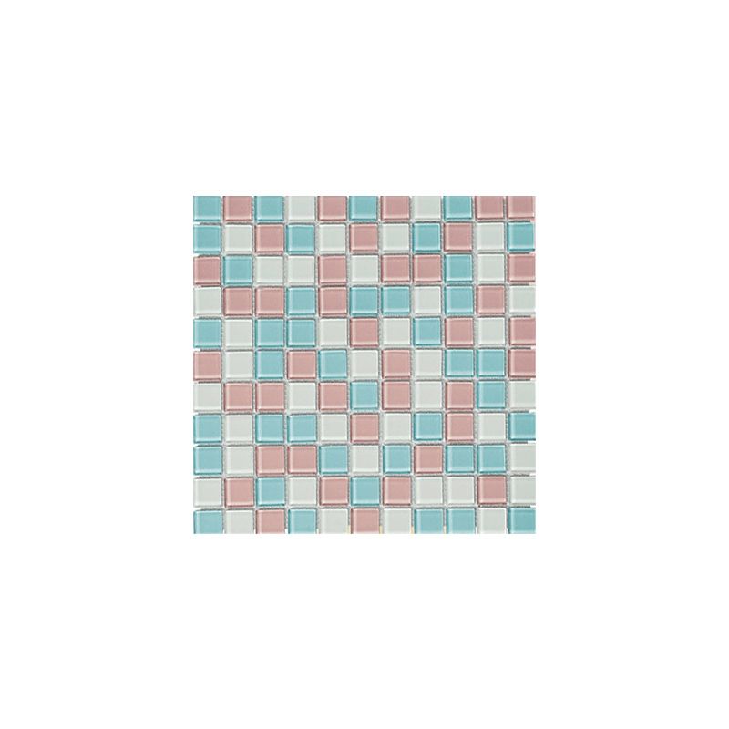 Frendorf | 12" x 12" Peel & Stick Glas Quadrat Gitter Mosaik Peel and Stick Fliese 10-Pack