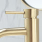 Frendorf | Deck Mounted Roman Tub Faucet Low Arc Tub Faucet Set in Gold