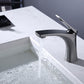 Frendorf | Moderner Gefäß Wasserhahn Messing Hebelgriffe Niedriger Bogen mit Wasserschlauch Badezimmer Gefäß Wasserhahn