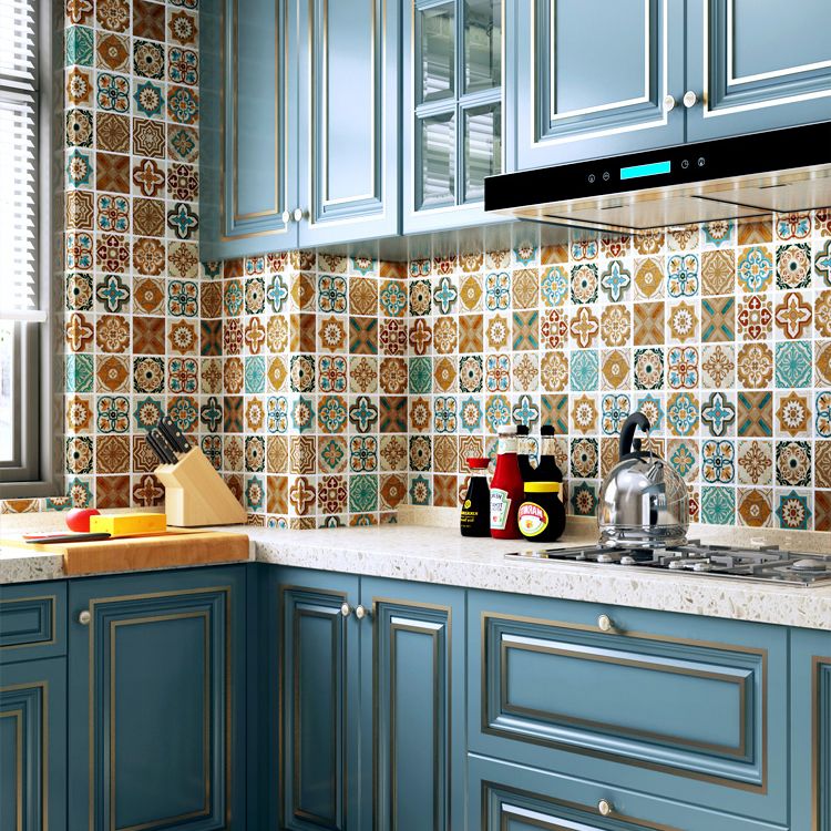 Frendorf | Multi-Tonal Stil Vinyl Plankenboden Peel and Stick Porzellanfliesen Look PVC Bodenbelag