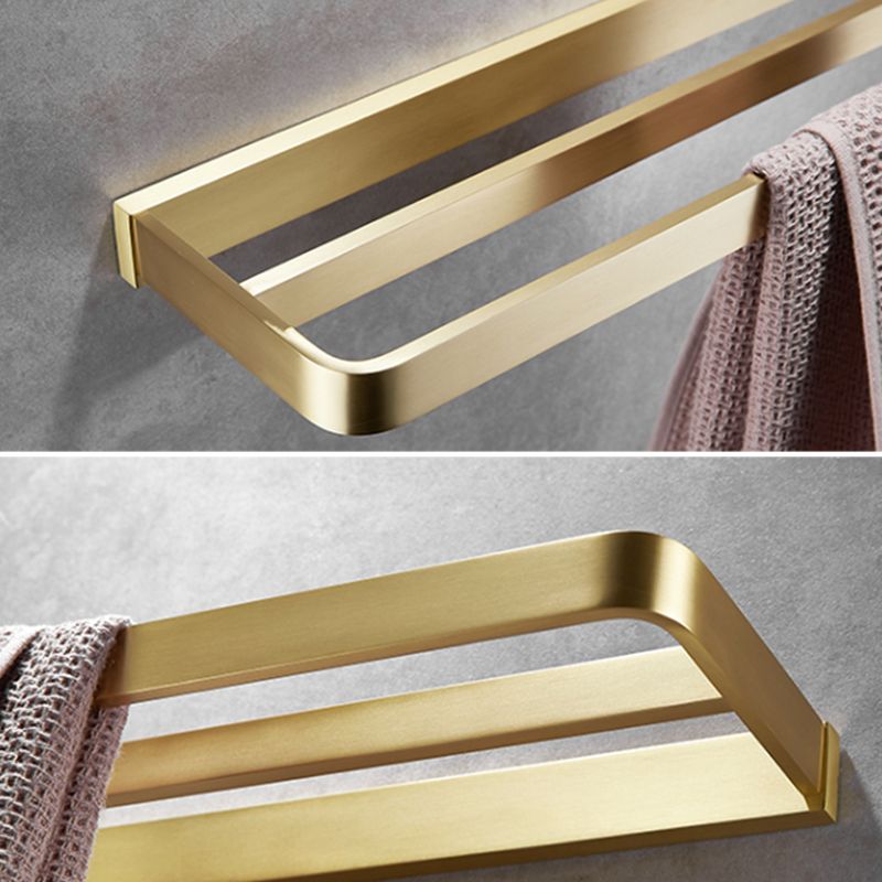Frendorf | Gebürstetes Messing Badezimmer Hardware Set Retro Golden Badezimmer Zubehör Set