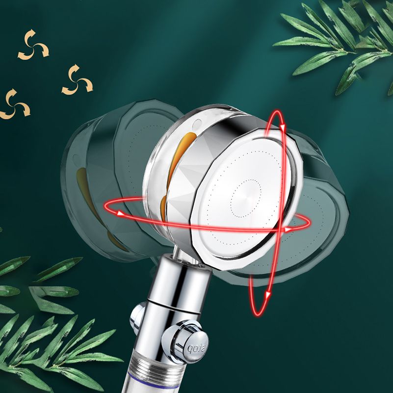 Frendorf | Rundduschkopf verstellbarer Wasserfluss Handheld Duschkopf mit Wasserfiltration
