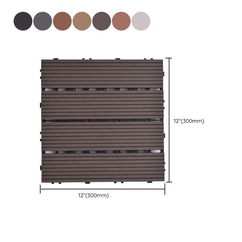 Frendorf | Modernes Kunststoffholz-Laminatplankendeck im Freien, schimmelresistentes Laminat