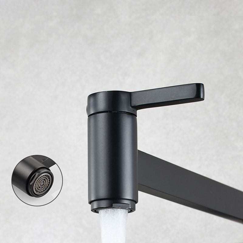 Frendorf | 1-Handgriff gebürstetes Nickel weit verbreiteter Wasserhahn 1 Loch wandmontierter Badezimmer Wasserhahn mit Messing