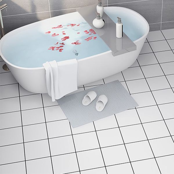 Frendorf | Modern Vinylplanken Peel and Stick Gitterdruck PVC-Bodenbelag für das Badezimmer