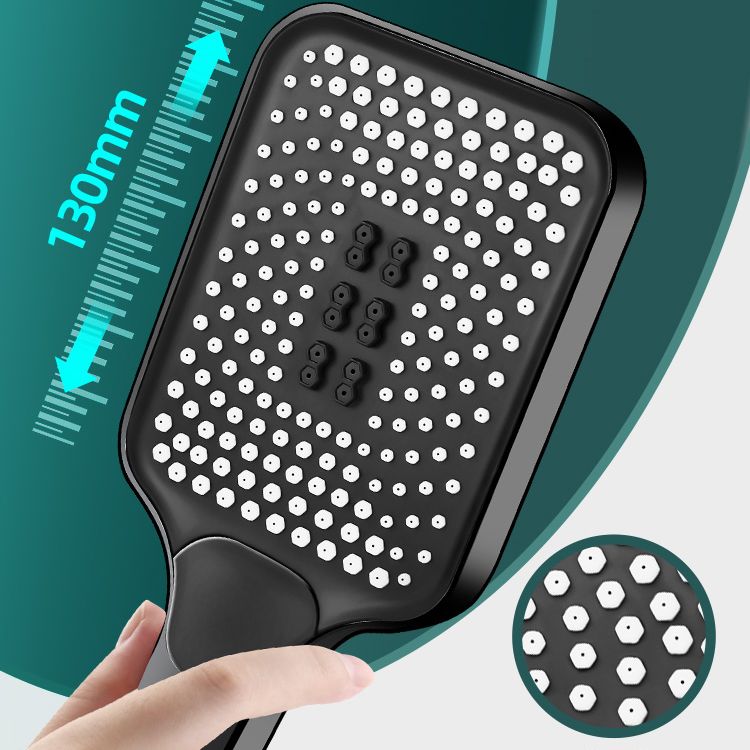Frendorf | Zeitgenössischer Handheld Supercharged Duschkopf Quadrat 3 Einstellungs Sprühkopf