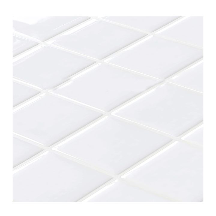 Frendorf | Weiße Mosaik Peel & Stick Fliese Wasserfeste Küchenrückwand Tapete