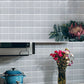 Frendorf | Weiße Mosaik Peel & Stick Fliese Wasserfeste Küchenrückwand Tapete