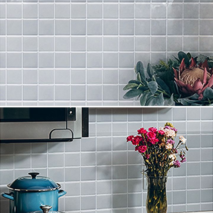 Frendorf | Weiße Mosaik Peel & Stick Fliese Wasserfeste Küchenrückwand Tapete