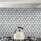 Frendorf | Zeitgenössische Mosaikfliese Peel and Stick Fliese Küchenrückwand Peel and Stick Wandfliese