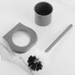 Frendorf | Modernes Badezimmer-Hardware-Set aus Edelstahl Mattgrau Bademantelhaken/Handtuchstange