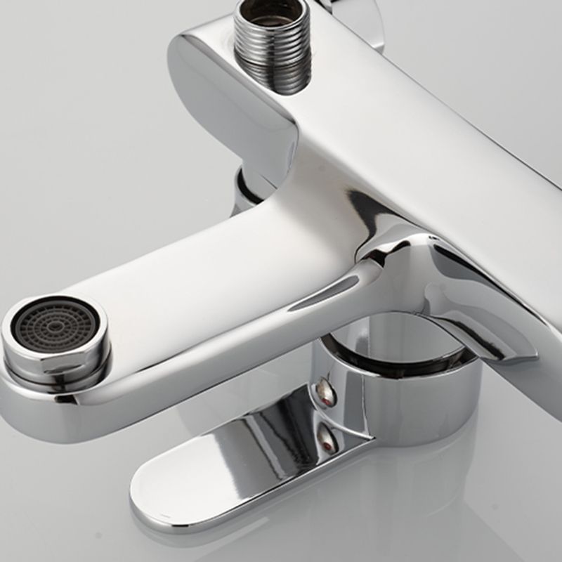 Frendorf | Beliebte Wandmontierte Badewannenarmatur Fester Hebelgriff Badewannenfüller Trim